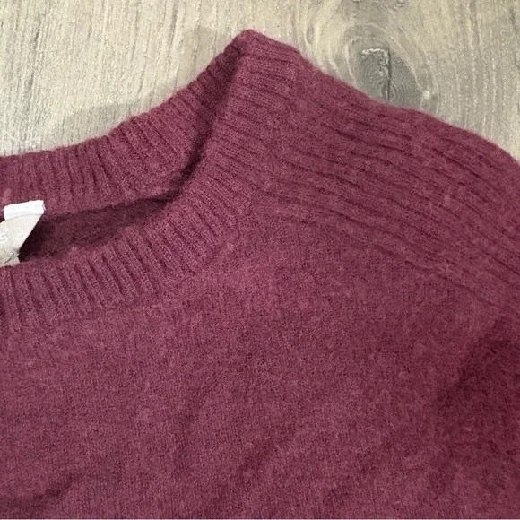 Royal Robbins Women’s Wool Blend Trim Fit Size Large Red Pullover Sweater Soft - Picture 8 of 14